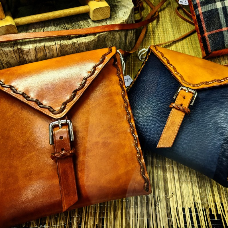 Leather bags by Giampiero