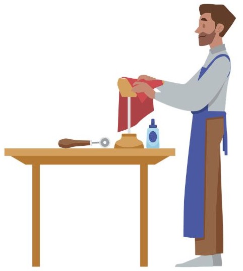 Leather work